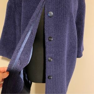 NWOT ITALA TESTINO Coat blue with hint of purple size L